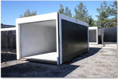 Wersja podstawowa – garaż betonowy, pojedynczy, całkowicie wykończony