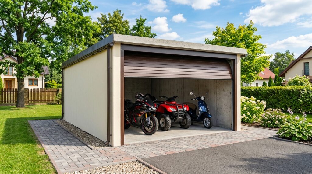 Garaż betonowy na motocykl, quada lub skuter – jaki wybrać?